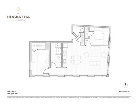 Two Bedroom One Bath Apartment Centrally located on Longfellow Square in Portland Maine.  Walk to Old Port restaurants, Downtown Offices, and Entertainment Venues. Features In-Unit Laundry, Kitchen and Bathroom. Pet Friendly, Gym, 2nd Floor Lounge, On-Site Parking.